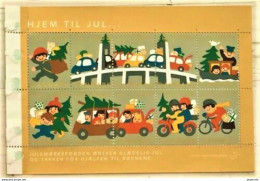 Denmark 2000 Jul Julemærke Christmas Poster Stamp Vignette - Plaatfouten En Curiosa