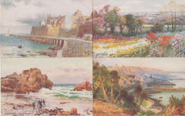 GUERNSEY CHANNEL ISLAND 12 Vintage Postcards Mostly Pre-1940 (L5493) - Guernsey