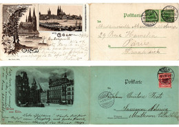 COLOGNE KÖLN GERMANY 16 Vintage Postcards Mostly Pre-1902 (L3485) - Colecciones Y Lotes