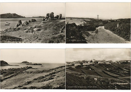 SCILLY ISLANDS UK GREAT BRITAIN REAL PHOTO 15 Vintage Postcards (L4133) - Scilly Isles