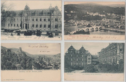 HEIDELBERG Germany 51 Vintage Postcards Mostly Pre-1920 (L5355) - Collections & Lots