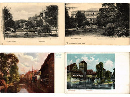 NÜRNBERG Germany 52 Vintage Postcards Mostly Pre-1920 (L5347) - Collections & Lots