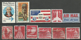 United States; "Air Mail" Stamps - 3a. 1961-… Afgestempeld