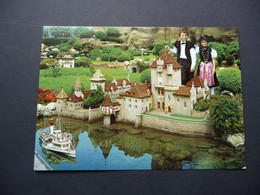 Swissminiatur MELIDE-LUGANO  - Le Chateau D'oberhofen (BE) - Melide