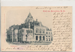 AK Korneuburg - Rathaus Gruß Aus .. 1898 - Korneuburg