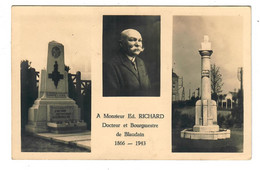 Blandain   Tournai   A Monsieur Ed. Richard Docteur Et Bourgmestre De Blandain 1866-1943 - Tournai