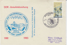 DDR 1981 Antarktisforschung Ca Potsdam 1.10.1981 (TA207) - Forschungsprogramme