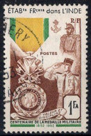 INDE Timbre-poste N°258 Oblitéré TB Cote 6€00 - Used Stamps