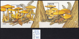 Nevis 2 Feuillets  Neufs ** Champignon Champignons Mushroom Setas Pilze - Pilze