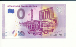 Billet Touristique 0 Euro - MOTORWORLD CLASSICS BERLIN - XELL- 2019-1 - N° 1939 - Autres & Non Classés