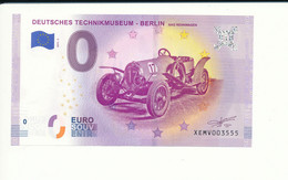 Billet Touristique 0 Euro - DEUTSCHES TECHNIKMUSEUM - BERLIN - XEMV- 2019-3 - N° 3555 - Autres & Non Classés