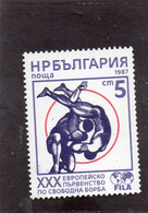 1987 Bulgaria - Campionati Europei Di Lotta Libera - Tornovo - Lutte