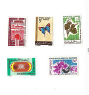 Fruits,Unesco,Tunnel De Choum,festival Des Arts Nègres,papillon.MNH,Neuf Sans Charnière. - Mauritanie (1960-...)