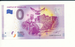 Billet Touristique 0 Euro - CASTLE OF BOUILLON - ZEMF - 2019-2 - N° 9949 - Autres & Non Classés