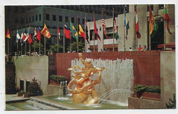 AK 116081 USA - New York City - Rockefeller Center - Prometheus Fountain - Piazze