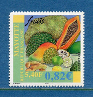 Mayotte - YT N° 106 ** - Neuf Sans Charnière - 2001 - Unused Stamps