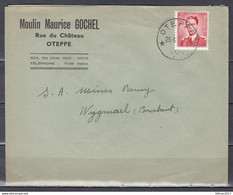Brief Van Oteppe (sterstempel) Naar Wygmael - 1953-1972 Lunettes
