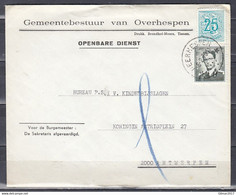 Brief Van Neerhespen (sterstempel) Naar Antwerpen - 1953-1972 Lunettes