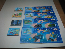 2009 Ferrero - Kinder Surprise - DE056, DE057, DE058 & DE059 - Game - Mini Books - Complete Set + 4 BPZ's - Monoblocchi