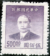 China,1949,Sun Yat Sen,MNH * * As Scan - Neufs