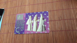 Merry Christmas Phonecard (Mint,Neuve) Rare - Isla De Man