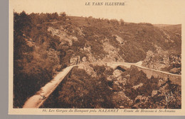 C.P. - LES GORGES DU BANQUET PRES DE MAZAMET - ROUTE DE BRASSAC A ST AMANS - APA - 16 - - Mazamet