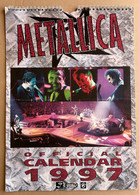 CALENDRIER 1997 METALLICA CALENDAR OFFICIAL 12 POSTERS - Grossformat : 1991-00