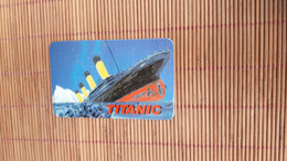 TITANIC PREPAIDCARD  MINT RARE - Barcos