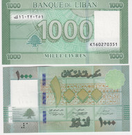 Lebanon 1000 Livres 2016 P#90c - Liban