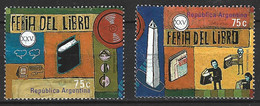 ARGENTINE. N°2080-1 Oblitérés De 1999. Foire Du Livre. - Used Stamps