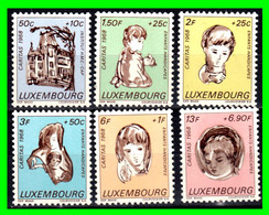 LUXEMBURGO (EUROPA) SERIE DE SELLOS DEL AÑO 1968 CARITAS. PRINCESA MARIA ASTRID NIÑOS INVALIDOS - 1965-91 Giovanni