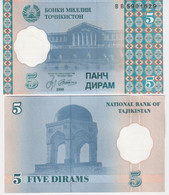 Tajikistan 5 Diram 1999 P#11 - Tadjikistan