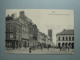 Ath - La Maison Communale Et La Rue De Gand - Ath