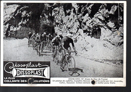 (cyclisme Tour De France 1947) Photo Offerte Par DISSOPLAST  10e Etape Digne-Nice : Lazarides, Vietto Etc  (M5323) - Cyclisme