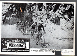 (cyclisme Tour De France 1947) Photo Offerte Par DISSOPLAST  10e Etape Digne-Nice : Lazarides, Vietto Etc  (M5324) - Cyclisme