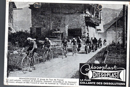 (cyclisme Tour De France 1947) Photo Offerte Par DISSOPLAST  9e Etape Briançon-Digne  ..Brambilla, Lazarides Etc (M5325) - Cyclisme