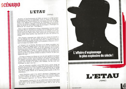 PROGRAMME FILM L'ETAU  - MANUEL D'EXPLOITATION SUR 3 PAGES - ANNEE 1969 - Programme