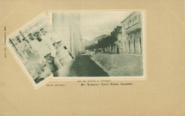 Cape Verde, SÃO VICENTE, Native Artizans, Rua Do Infante D'Henrique (1900s) Postcard - Cap Verde