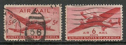 United States; "Air Mail" Stamps - 2a. 1941-1960 Used