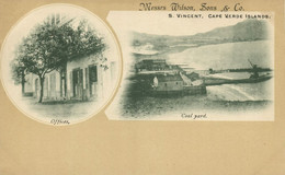 Cape Verde, SÃO VICENTE, Coal Yard And Offices (1900s) Postcard - Cap Vert