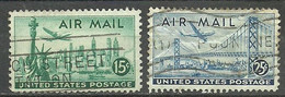 United States; "Air Mail" Stamps - 2a. 1941-1960 Usati
