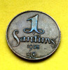 LATVIA; Lettonia ; Lettland 1 Santims, 1935  XF - Latvia