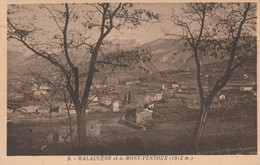 CPA 84 MALAUCENE VUE D'ENSEMBLE LE MONT-VENTOUX - Malaucene