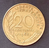 Pièce De 20 Centimes Marianne 1963 - 20 Centimes