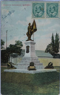 C. P. A. Couleur : Canada : Soldiers Monument, QUEBEC,  Timbre En 1906 - Québec - La Cité