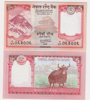 Nepal 5 Rupees 2020 P#76 - Népal