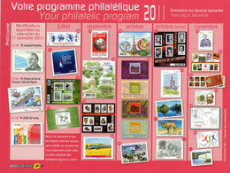 FRANCE Entier Postal MONTIMBRAMOI Calendrier Emission TP Du 2ème Sem. 2011 (scan Recto Et Verso) - Autres & Non Classés