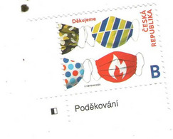 Year 2020 - Covid, Text - Thanks - In Edge,1 Stamp,  MNH - Ungebraucht