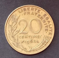 Pièce De 20 Centimes Marianne 1964 - 20 Centimes