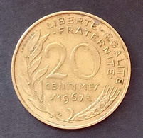 Pièce De 20 Centimes Marianne 1967 - 20 Centimes